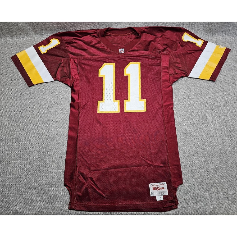 VINTAGE Washington Redskins Jersey Mens 44 Red NFL Football 11 Wilson Mesh